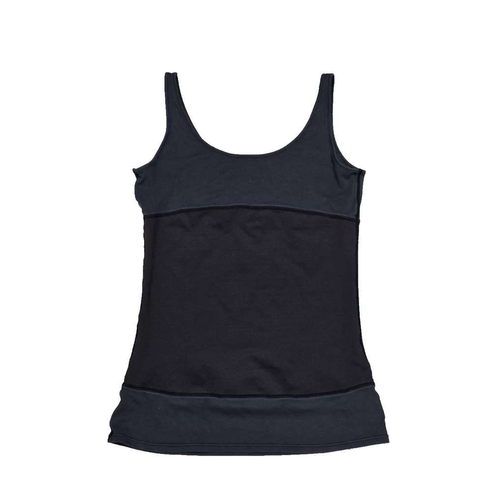 Yummie Womens Boyfriend 3-Panel Shaping Tank Black Size M A003803 - Picture 6 of 6